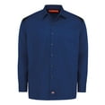 thumbnail image 2 of Dickies 6605 Long Sleeve Performance Team Shirt - Black/ English Red - M, 2 of 3