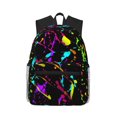 thumbnail image 1 of Mochila de neón con destellos que brilla en la oscuridad (11), mochilas para portátiles, bolsas de viaje, mochilas de negocios para mujeres y hombres., 1 of 5