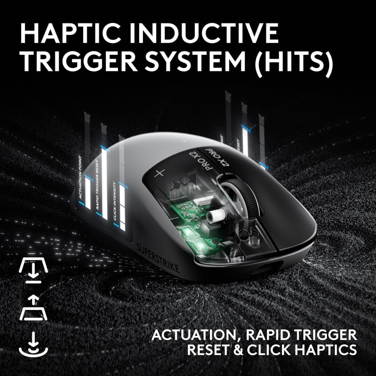 logicool PRO X2 SUPERSTRIKE マウス 本体 Pro X2 Superstrike Lightspeed Wireless Gaming Mouse: Electronics