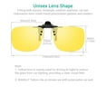 WANGLY Polarized UV400 Unisex Men And Women Flip Up Clip On Sunglasses