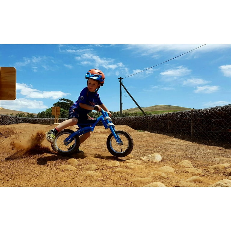 Ybike Session All Terrain Adjustable Kid s Balance Bike Blue