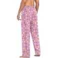 thumbnail image 5 of GZHJMY Valentine's Day Pajama Pants for Men, Lounge Pants Lightweight Men Pajama Bottoms with Drawstring Pockets, Christmas New Year Birthday Gifts, Medium, 5 of 6