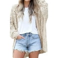 thumbnail image 3 of Elegant Crochet Dolman Knit Sleeve Cardigan by EG fashion - Rosa Apparel, 3 of 4