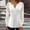 White, variant on Babysbule Womens Tops Long Sleeve Women's Summer Solid Color V-Neck Button Top Temperament Slim Fit Lace Long Sleeve Lapel Shirt