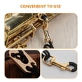 thumbnail image 4 of SHISUYAN Leather Saxophone Neck Strap Tenor Alto Soprano Saxophone Strap for Replacement, 4 of 8