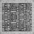 thumbnail image 1 of Ahgly Company Machine Washable Indoor Square Oriental Gray Traditional Area Rugs, 4' Square, 1 of 4