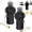 Black, variant on Light Socket to Plug Adapter,E26/E27 3 Prong Light Bulb Outlet Socket Adapter,Both Sides Sockets Support 3 Prong Light Socket Plug with Switch Control,Black,2 Pack