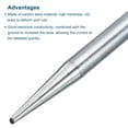 thumbnail image 4 of Unique Bargains Ground Rod Cold Galvanized Grounding Pin 2.6ft Straight Welding Plate Double Hole Grounding Stake, 2pcs, 4 of 4
