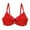 Red, variant on ATENAR Womens Bras,Push Up Bra,Supportive Bras for Women,Soft,Stretch Fabric,Solid,Nylon,Spandex,Gray,3XL(US:14)