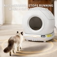 thumbnail image 5 of 78L Self-Cleaning Cat Litter Box, Fully Enclosed, Extra-Large Capacity, App Control, Smart Pet Toilet Tray, 5 of 7