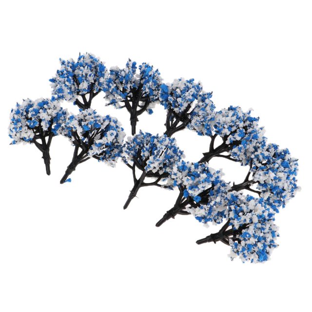 :200 Model Tree DIY Scenery Landscape for Diorama Wargame Parts #4 Blue White