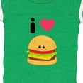 thumbnail image 4 of Inktastic I Love Cheeseburgers Boys or Girls Baby Bodysuit, 4 of 5