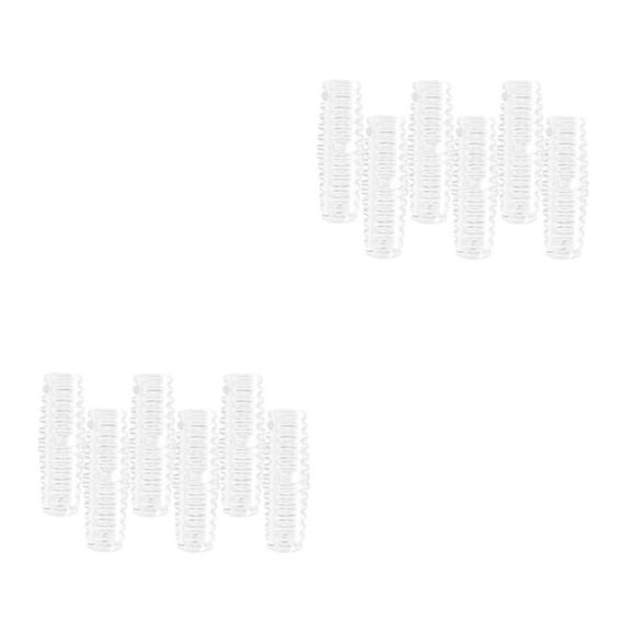 Worgeous 12 pcs  Curtain Rod End Cover Clear Handle For Curtain Rods Window Curtain Rod Cap Curtain Pole End Plug Caps Curtain Rod Ends Decorative Cap For Home Hotel