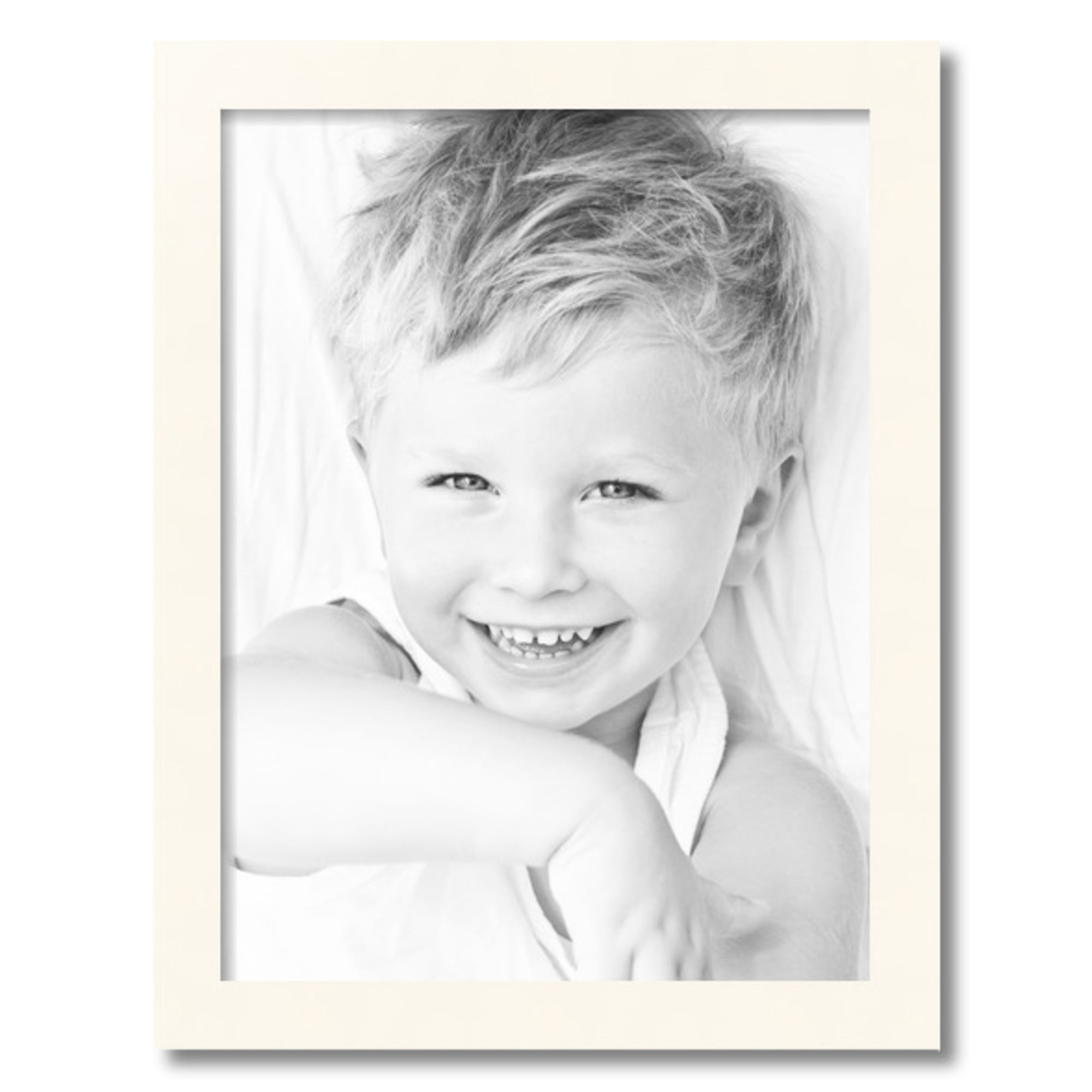 ArtToFrames 18" x 24" White Picture Frame, 18x24 inch White Wood Poster Frame (WOM-4114), 4 Pack