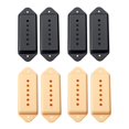 thumbnail image 1 of 4 Piezas de Guitarra Eléctrica de Bobina Simple Cover Piezas de Repuesto, 1 of 9