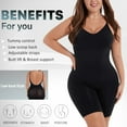 thumbnail image 3 of Lilvigor Backless Shapewear for Women Tummy Control Bodysuit Seamless Full Body Shaper Sleeveless Jumpsuits Tank Tops, 3 of 7