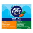 thumbnail image 4 of (2 pack) Alka-Seltzer Plus Maximum Strength Cold & Flu Medicine, Day + Night, Liquid Gels, 20 Count, 4 of 9