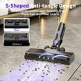 thumbnail image 6 of PrettyCare Cordless Vacuum Cleaner, 530W 48KPA, 8*2600mAh 55mins Runtime, 9-in-1 Stick Vacuum with Touch Screen for Home Pet Hair Carpet Wood Floor, 6 of 10