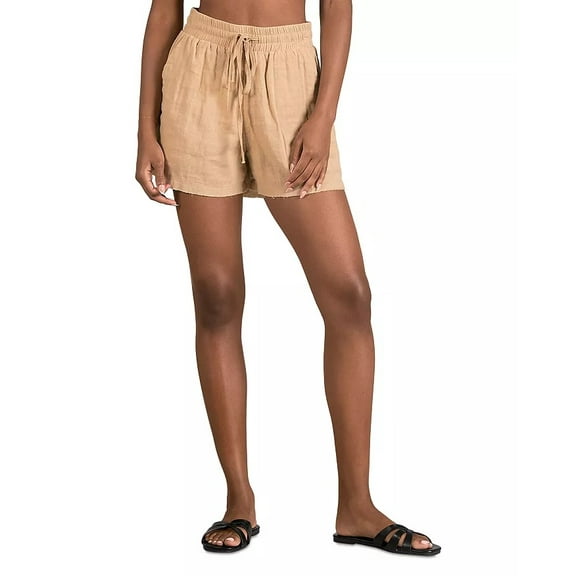Elan PEANUT Women's Drawstring Waist Shorts, US X-Large