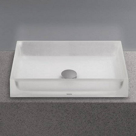 Toto Llt151 61 Luminist 19 5 8 Epoxy Resin Vessel Sink Frosted White