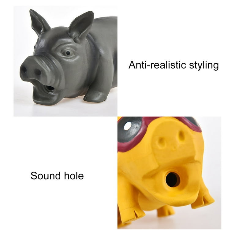 Pet Supplies : 2Pcs Dog Toys Pig Squeaker，Squeaker Dog Toys Dog Chew Toys  with Sound Christmas Grunting Pig Dog Toy Christmas Self-Play Dog Squeeze  Toy for Biting Chasing for Boring Time 