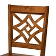 thumbnail image 5 of Baxton Studio Nicolette Oak Wood Dining Chair in Walnut Brown (Set of 2), 5 of 6