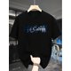thumbnail image 1 of Calvin Men's Stylish Black Casual Athletic T-Shirt - Round Neck, Short Sleeve, Machine Washable, Summer Essential for Leisure Outings, 1 of 4