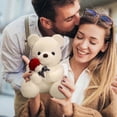 thumbnail image 4 of Valentine's Day Gift Plush Toy Rose Bear Large Cuddly Doll, 4 of 4
