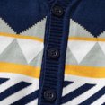 thumbnail image 4 of LYMAYTER Kids Boys Cardigan Sweaters Streak All Match Sweaters Spring Autumn Knit Sweaters for Toddler 3-8Y, 4 of 8