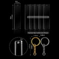 thumbnail image 4 of Techinal 50Pcs Acrylic Keychain Blanks with Rings Clear Key Chains Rectangle Acrylic Blanks for DIY Crafting Vinyl Projects, 4 of 13
