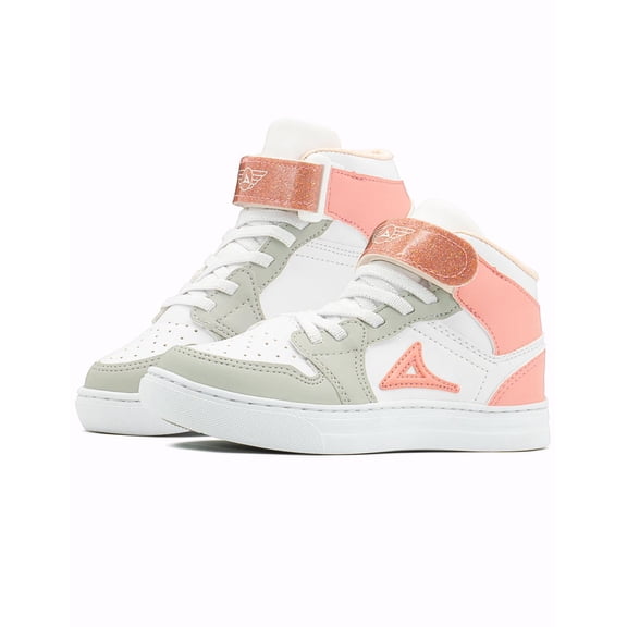 Tenis Pirma Estilo Urbano Para Niña Antiderrapante 15-21 blanco 15