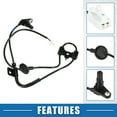 thumbnail image 3 of Unique Bargains Rear Right ABS Wheel Speed Sensor No.956802C800 with Wire ABS Sensor for Hyundai Tiburon GS 2005-2008, 3 of 7