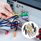 thumbnail image 5 of Uxcell 10 Pcs 1/8" Conector de audio hembra TS, Adaptador de conector jack estéreo de 3.5mm, Conector de cable de soldadura para altavoz, micrófono, guitarra (Tono plateado), 5 of 6