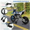 thumbnail image 4 of Kids Electric Motorcycle Dirt Bike,12V Ride-On Motorcycle Car for Kids,Off-Road Street Bike with Training Wheels, Spring Suspension, High/Low Speeds, 4 of 8
