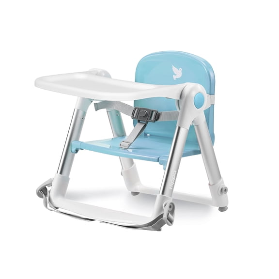 APRAMO 3-in-1 Booster Seat Portable Travel baby High Chair with Tray Dining Table Blue