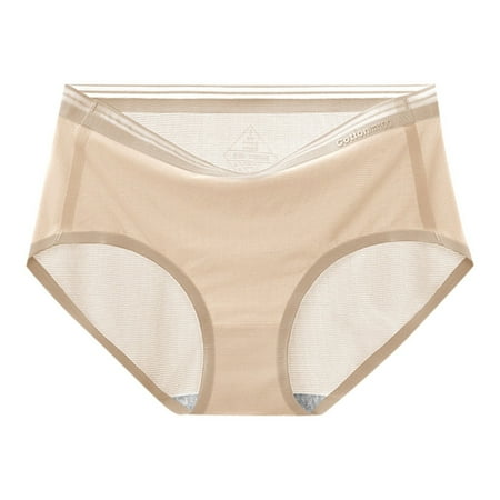 Candy Panties for Women Sexy Maternity Underwear plus Size 4xl Women Underwear Seamless Ice Silk Breathable Large Size Pure Crotch Triangle Shorts