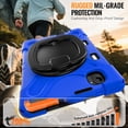 thumbnail image 3 of For Xiaomi Pad Mini 8.8 Inch 2025 Case, 360 Rotatable Handle Stand, Shoulder Strap, Drop-Proof Design, Blue, 3 of 7