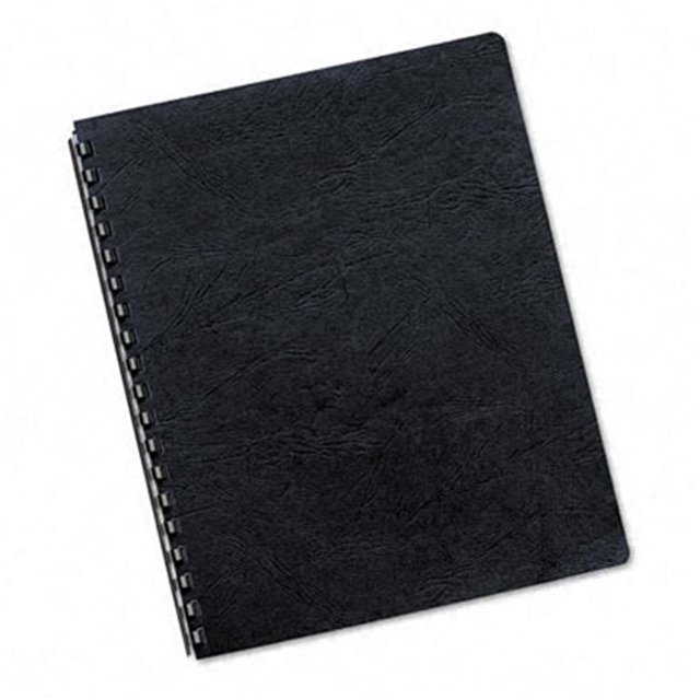 Classic Grain Texture Binding System Covers 8 1/2 x 11 Navy 50 per Pack