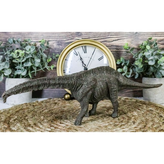 14"L Realistic Jurassic Era Sauropod Dinosaur Gigantic Brontosaurus Figurine