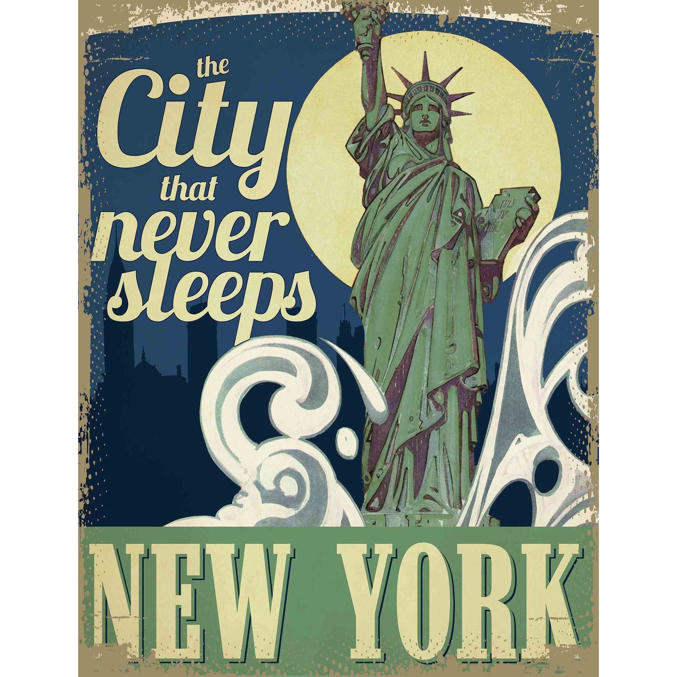 Marmont Hill "The City that Never Sleeps" Painting Print on Canvas