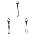 thumbnail image 1 of Gancho de cordón trenzado de cuerda de paraguas de 7 núcleos para hombres/mujeres (triángulo largo) negro, 1 of 4