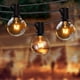 thumbnail image 2 of BRTLX G40 LED Lichterkette Außen 18.3FT mit 12er Glühbirne Warmweiß Wasserdicht Globus Schnur Deko Lichterkette (2 Ersatzlampen) für Garten Hochzeit Party Weihnachten Zhivalor LN-0939, 2 of 8