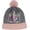 Grey, variant on Little Girls Winter Sequin Unicorn Beanie Hat with Pom Pom Knit Cap for