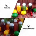 thumbnail image 2 of 12 Pack BPA-Free Plastic Bottles with Caps for Smoothies, Juices, and Events, 2 of 3