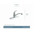 thumbnail image 2 of Moen 7425SRS Chateau One-Handle Low Arc Kitchen Faucet, Spot Resist Stainless, 2 of 4