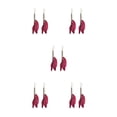 thumbnail image 3 of Minnieouse Pendientes largos de 2 uds., joyería informal Retro, regalos de Navidad, Halloween, Acción de Gracias, accesorios de moda para rojo Type2 NO2, 3 of 6