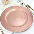 thumbnail image 2 of Efavormart 24 pcs 13" Rose Gold Round Charger Plate Dinner Chargers for Tabletop Decor Holiday Wedding Catering Event Decoration, 2 of 8