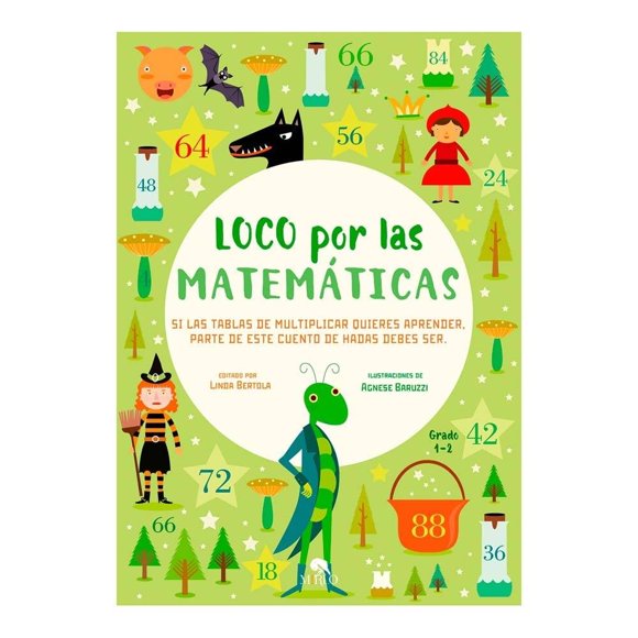 Loco Por Las Matemáticas 1-2 Grado Hadas Mirlo EMU Linda Bertola