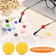 thumbnail image 3 of Uxcell 15 Pairs Glasses Ear Grip 14mm Anti Slip Eyeglass Ear Grips Round Type Yellow, 3 of 6