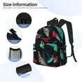thumbnail image 3 of Yield Fishing Lure Print Backpack for Women Men, Lightweight Casual Travel Daypack, Classic Basic College Backpack, Middle School Bag, 3 of 5